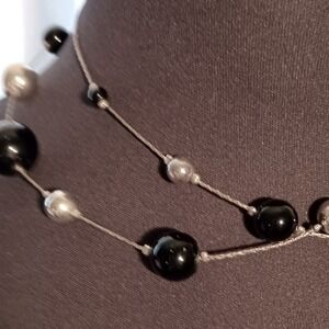 Purple Tiger's Eye Beaded Necklace Boho‎ Chakra Costume Jewelry SKUW016